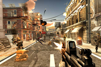 develop any unity games, 2d,3d singleplayer, mulitplayer games, game design, rpg