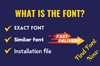 identify font as soon as possible, find any font