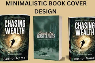 do professional book cover design ebook paperback kpd  non fiction minimalist
