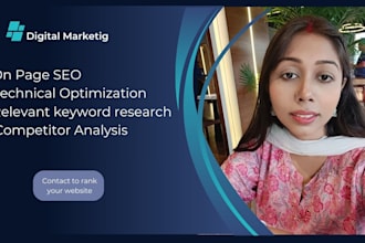 do SEO audit, keyword research and competitor analysis for your website