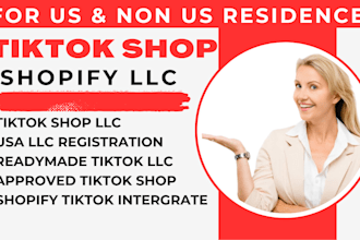 setup tiktok shop ecommerce marketing US llc registration ein for non resident