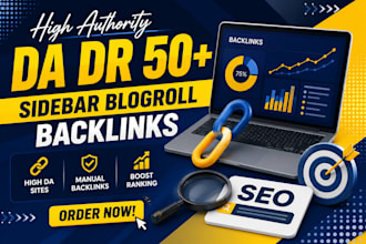 build powerful sidebar blogroll seo dofollow homepage backlinks