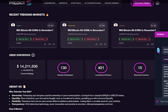 develop fullstack web apps and blockchain solutions