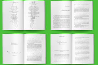 do book typesetting and book layout for print and ebook with adobe indesign