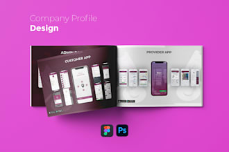 design amazing corporate brochure and company profile