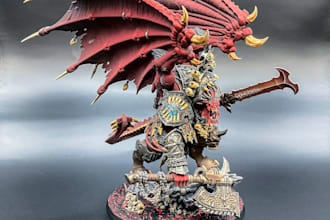teach you how to clean, assemble, paint warhammer miniatures