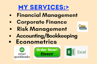 do corporate finance, financial risk management, accounting, econometrics