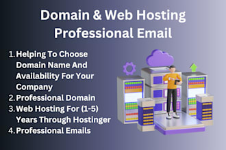 provide professional domain, email, web hosting services