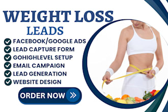 generate weight loss leads semaglutide health and fitness lead on goghighlevel