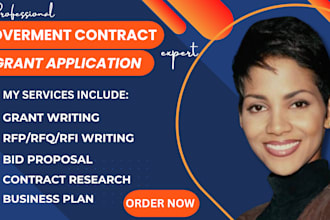 find rfp, write bid proposal, winning government contract, respond to rfp, grant