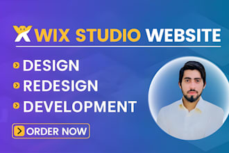 build, design, or redesign wix studio website