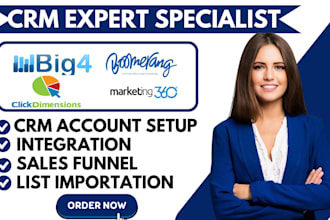 setup big contact click dimension high rise bloomerang marketing 360 workflow va