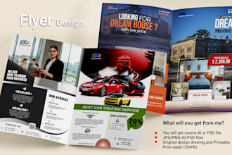 design amazing urgent flyer or poster for your business