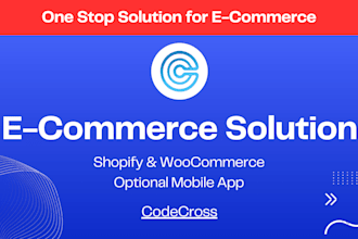 develop and launch ecommerce platform from scratch for online shopping