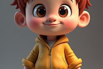 create 3d character modeling and rigging for iclone cc maya etc