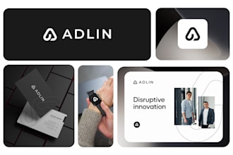 design a minimal company logo and corporate brand identity