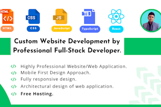 develop a responsive react website for you