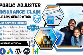 generate exclusive public adjuster leads insurance claim public adjuster website