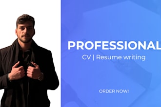write you a professional CV, ats resume, CV maker design