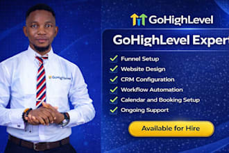 be your gohighlevel support VA, ghl workflow expert ghl crm automation clone ghl