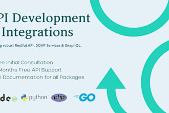 build and integrate apis for you