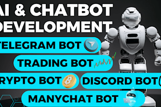 telegram bot, telegram trading bot, crypto trading bot, custom bot development