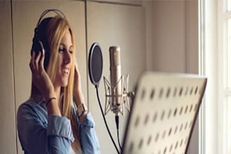 be your female reggaeton vocalist and songwriter, techno, ska, trap, with right