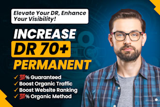 increase website domain rating DR via high authority SEO backlinks