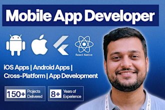 be your mobile app developer android ios swift objective c react native flutter