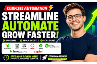 gohighlevel jobber servicetitan twilio quickbooks houzz pro zapier automation