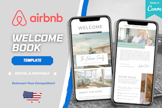 create a digital airbnb welcome guest book template for your vacation rental