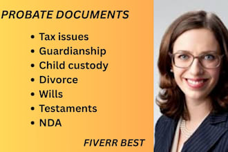 professionally prepare wills and probate documents USA, uae,UK