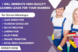 generate commercial cleaning leads residential cleaning leads