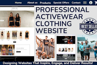 design active wear fashion jersey sports joggers tshirts clothing wears website
