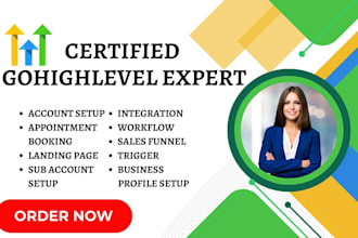setup gohighlevel appointment  booking sub account ghl business profile triggers