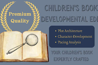 developmental edit your childrens book