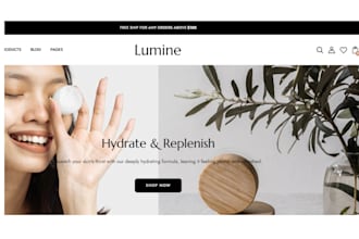 design skincare shopify store cosmetics store  beauty store skincare product