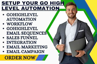 setup your go high level automation workflow gohighlevel email sequences funnel