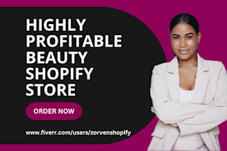 build beauty website beauty store beauty shopify make up spa website salon store