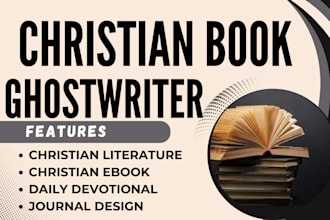 ghostwrite christian literature book christian book, prayer journal devotional