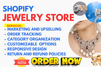 design shopify jewerly store fashion store website jewerly store  beauty store