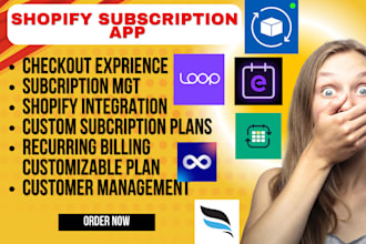 setup subscription appstle seal loop subi joy paywhirl easy subscription app
