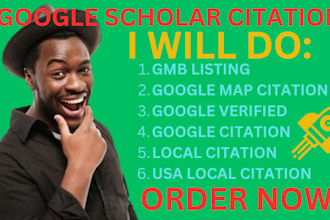 do google map citation gmb ranking gmb verified scholar citation listing seo
