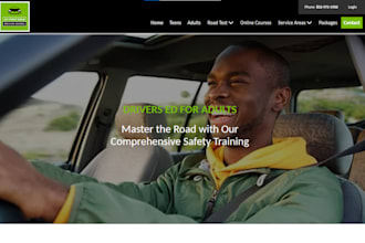 generate exclusive driving school leads design driving school website