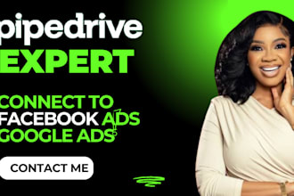 be your pipedrive expert connect to facebook ads google ads setup forms zapier