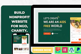 non profit website for nonprofit fundraising charity donation