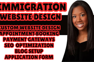 immigration website travel website law firm website visa service website