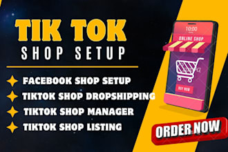 setup non usa tiktok shop dropshipping tiktok shop manager tiktok shop marketing