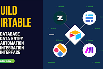 build airtable, automate your task with zapier make and integrate app
