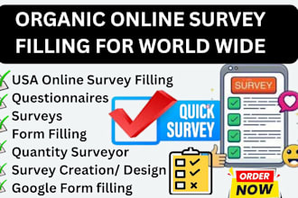 conduct an online survey fill out an online form poll for active respondents